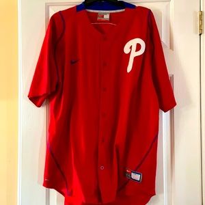 Philadelphia Phillies Ryan Howard button down jersey
